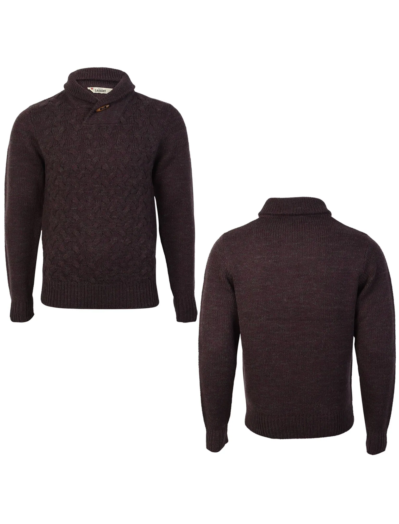 Tokyo Laundry Merton Wool Blend Shawl Neck Sweater