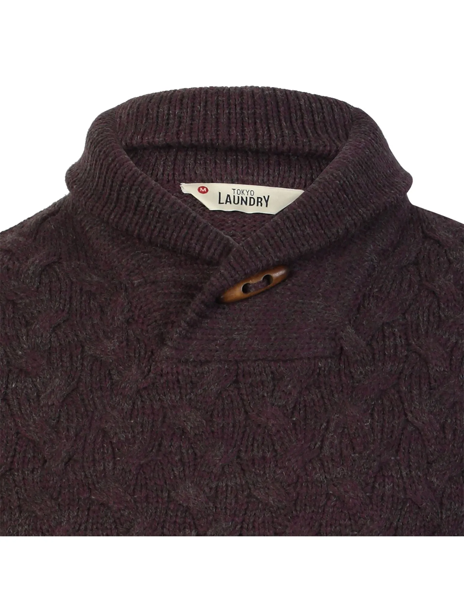 Tokyo Laundry Merton Wool Blend Shawl Neck Sweater