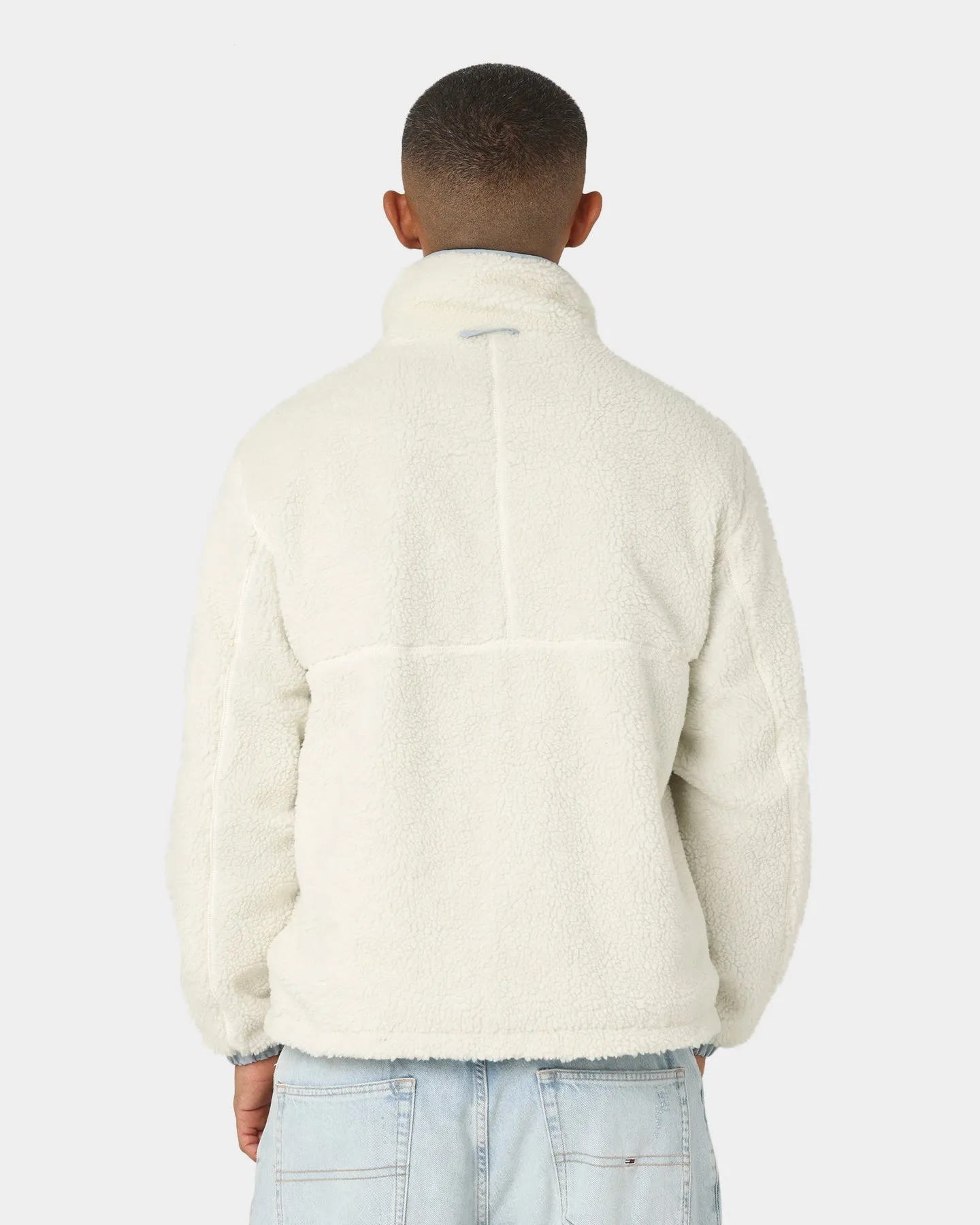 Tommy Jeans Reversible Sherpa Jacket Cloudy