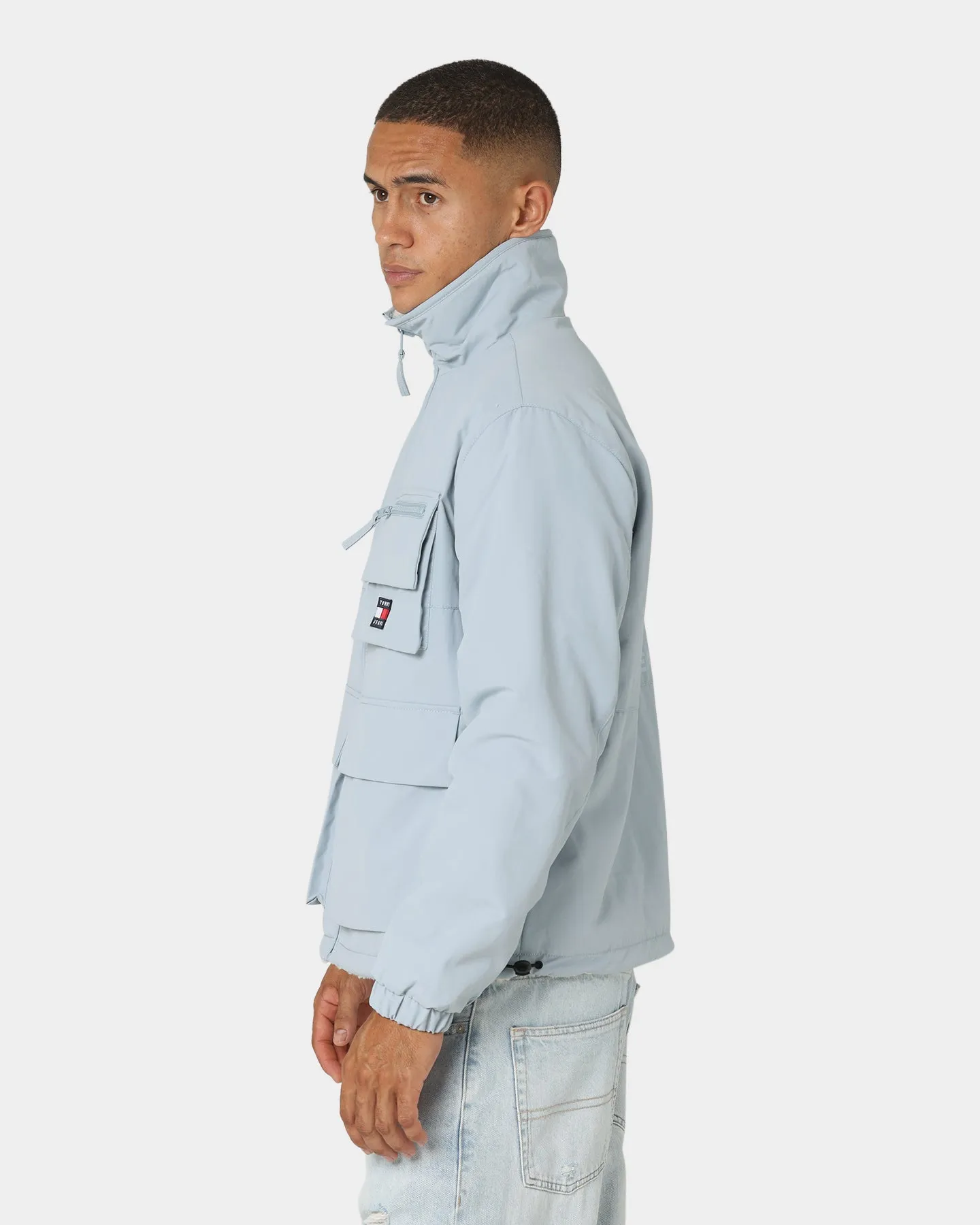 Tommy Jeans Reversible Sherpa Jacket Cloudy