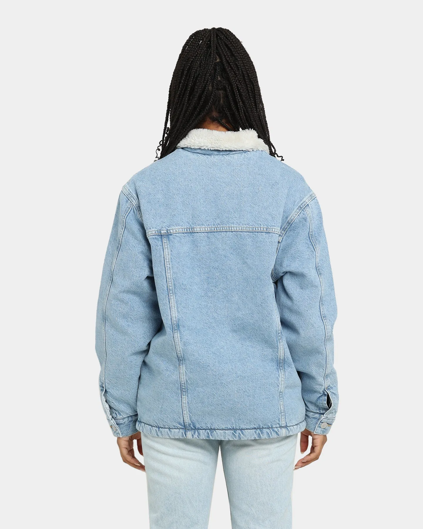 Tommy Jeans Women's Worker Sherpa Jacket Denim