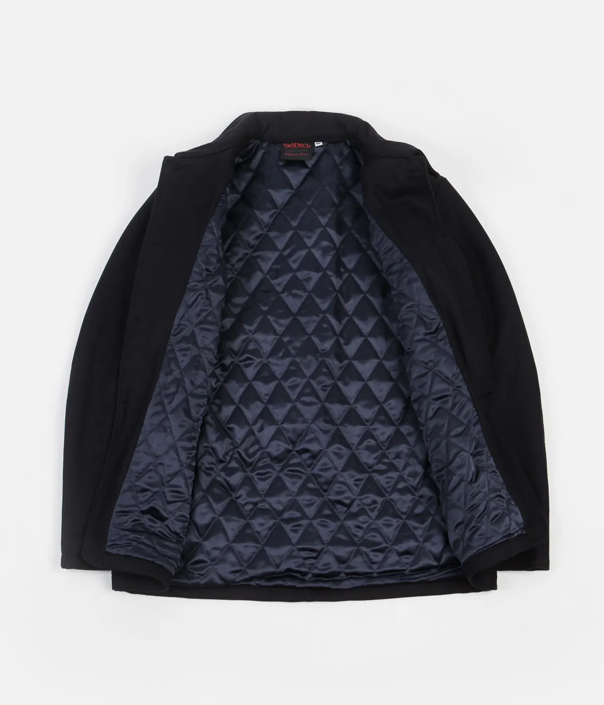 Vetra Quilted Melton Jacket - Navy