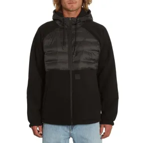 Volcom Muzzar Fuzzar Zip Lined Fleece Black