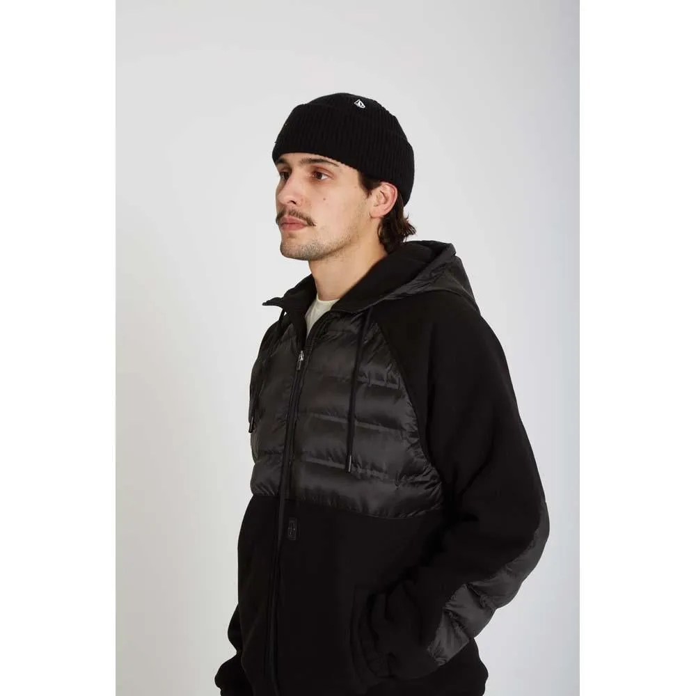 Volcom Muzzar Fuzzar Zip Lined Fleece Black