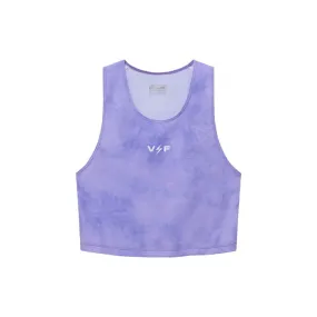 Volt and Fast Women's Bolt Crop Top Tie Dye V1 Series - Violet