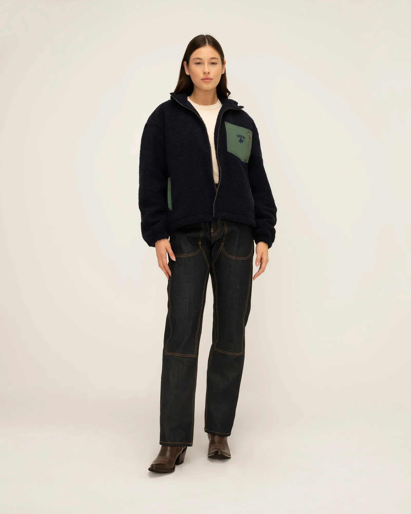 Western High Pile Sherpa (Midnight Blue)