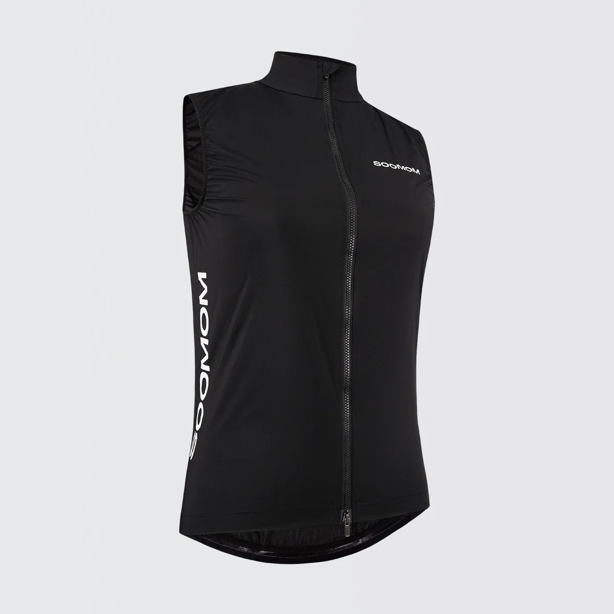 Women's Race Lightweight Windproof Gilet - Black