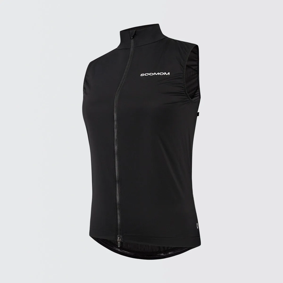 Women's Race Lightweight Windproof Gilet - Black