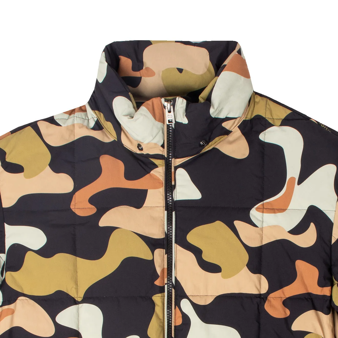 Woolrich Heritage Terrain Camo Jacket Green Script Camo