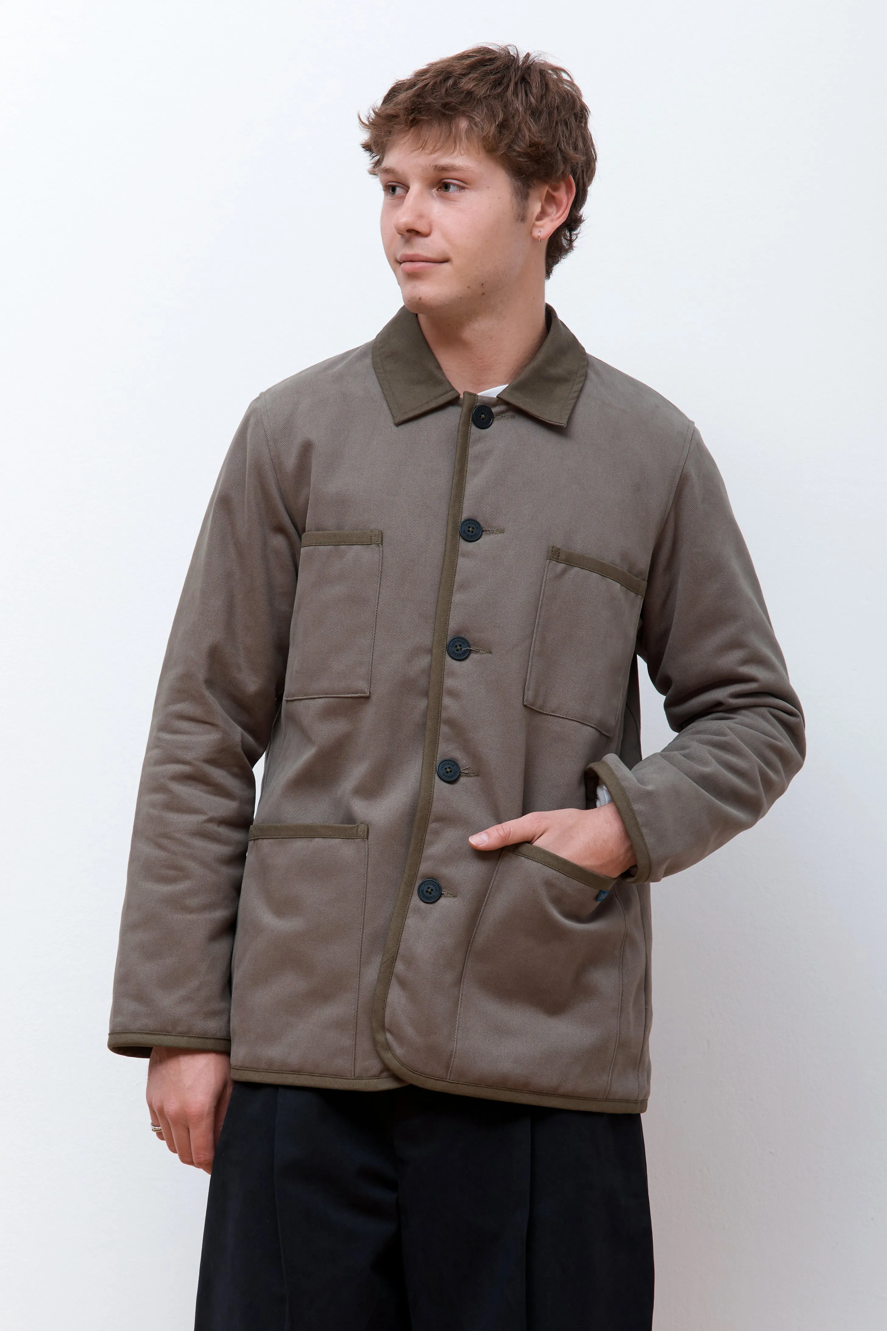 Workwear Button Denham Jacket Olive