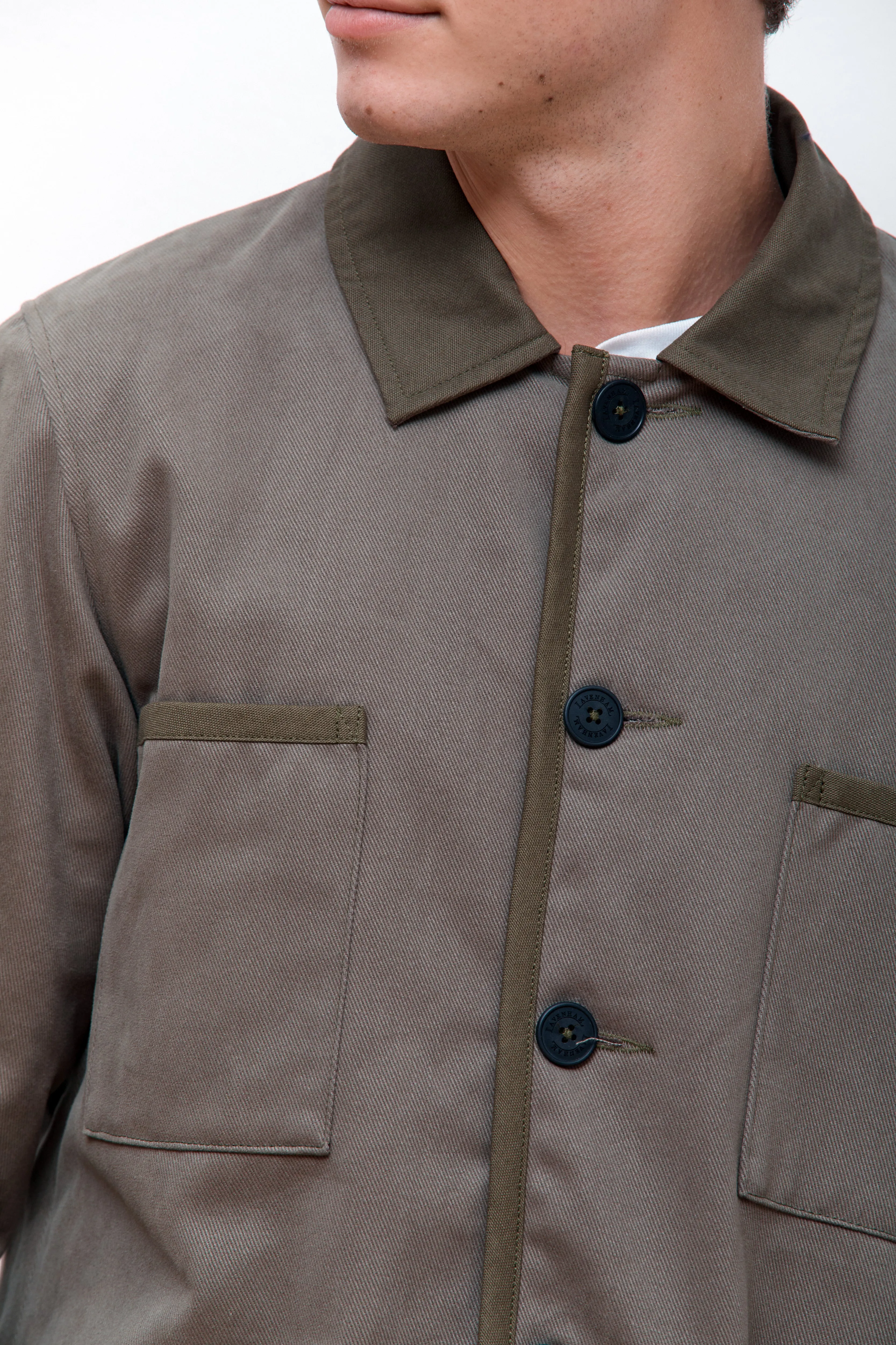 Workwear Button Denham Jacket Olive