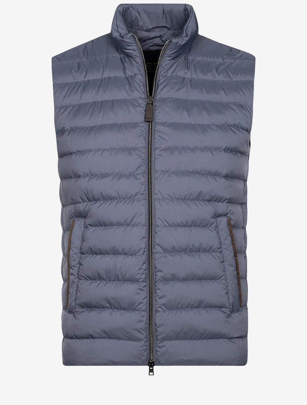 Woven Gilet Powder Blue